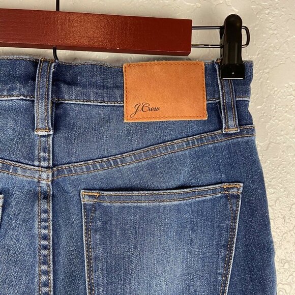 J. Crew Lookout High Rise Skinny Denim Raw Hem 27 - Picture 5 of 9